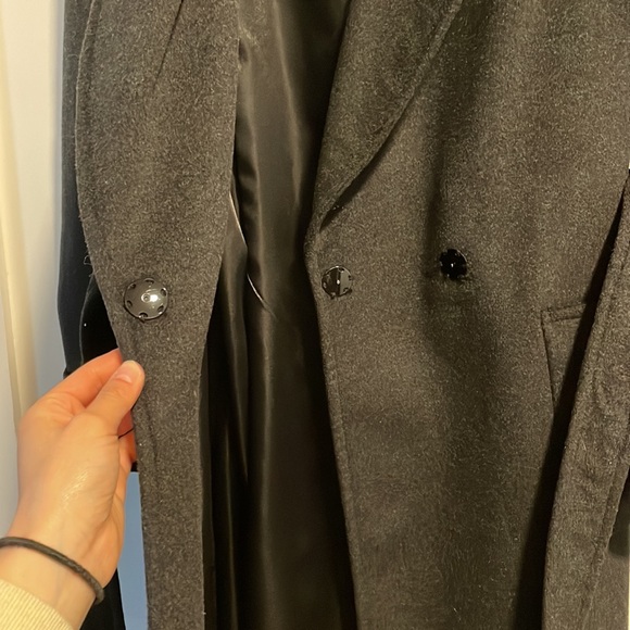 Calvin Klein womens charcoal, gray peacoat - Picture 6 of 9